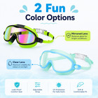 Adults kids Swim Goggles With Waterproof Earplugs   Nose Clip For   Anti