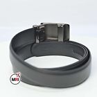 Masonic Past Master Black Leather Ratchet Belt And Buckle Fits Up To 48  New