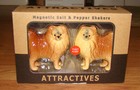 Attractives  Pomeranian Salt   Pepper Shakers  10777  Magnetic