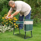 Foldable Kneeler Garden Stool Heavy Duty Gardening Bench Garden Kneeler   Seat
