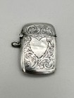 George V Sterling Silver Vesta Case  Rolason Brothers  Birmingham  1915