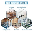 50pcs 5 16 -18 Stainless Steel Threaded Insert Rivet Nut  5 16-18unc Rivnuts Fla