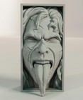 Exorcist Possessed Regan Book Nook   Wall Mount - Horror Decor