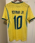 Brazil Mens Soccer  Neymar Jr  10 Jersey Sizes M L