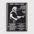 Jerry Garcia Band 1984 Northwest Tour Vintage Concert Poster 24x36