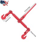 2 Pcs Ratchet Chain Binder Load Binder 5 16 -3 8  For Tie Down Truck 6600lbs