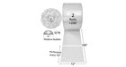 Bubble Roll 5 16 X 200 Ft X 12 Inch Medium Size Bubbles Bubbles With Holes   New