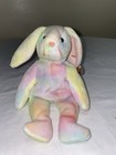 1999 Rare Retired Ty Beanie Baby Hippie The Bunny  Tag Errors 1999