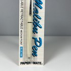 Vintage Papermate Malibu Pen White Medium Point Blue Ink 1988 Nos New