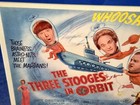 Three Stooges In Orbit Original Title Lobby Card 1962 Professionally Framed  