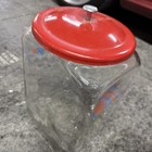 Vintage Advertising Lance Glass Cookie cracker Jar Store Display 13  Plus Lid 
