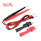 Test Leads Banana Plug With Needle Probe    And Alligator Clips  10a   4-in-1 Set