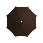  9 Ft Patio Umbrella Replacement Canopy For 8 Ribs  Table Market Yard 9ft Brown