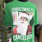The Office  christmas Is Canceled  Green Graphic T-shirt  Size M