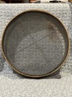 Primitive Antique Wooden Round Sieve Sifter With Metal Mesh Kitchen Equipment