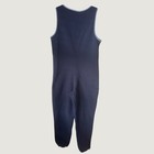 1507   Patagonia Synchilla Winter Outdoor Fleece Overalls Bibs Navy Blue Women S
