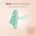 Nuk 5 Pack Comfy Orthodontic Pacifiers 0-6 Months Neutral Assorted