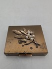 Gillette Travel Safety Razor Set  Gold Tone Case Vintage Double Edge Kit 1964 J2