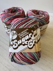Lily Sugar  n Cream 100  Cotton Yarn  3  2 Oz Skeins painted Desert 00190