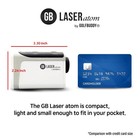 Golfbuddy Atom Golf Laser Rangefinder  Sleeker Compact Design  Luxurious Leat   