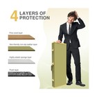 Zachary Bass Guitar Hard Case Shell Case With Lock For Square Bass Guitar 45i   