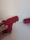 Vintage 1950   s K-gun By Kusan Toy Red Rubber Ping Pong Ball Shooter Lot Of 2