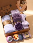 11pcs Lavender Spa Gift Basket Set For Women - Natural Pampering Essentials