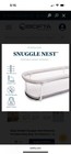 Baby Delight Snuggle Nest Portable Infant Bassinet - Charcoal