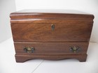 Gorham Silver Storage Chest  Starter Set  Service For 8  Excellent Hard Wood