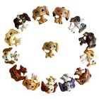 2pcs Littlest Pet Shop Toys Bobble Head Spaniel Dogs Girls Gen 3 Little Pets
