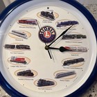 Vintage Lionel Train Clock 12 Different Engine Sounds Tested   Works Free Ship 