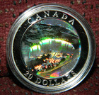 2003 Canada  20 Natural Wonders  Niagara Falls 1oz  999 Silver Coin W hologram