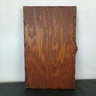 Vintage 1941 Wooden Book Titled  here s How  Mixed Drinks    Cocktail Recipes