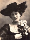 Miss Florence Lloyd   Edwardian Stage Actress   Gaiety Girl   Rppc 1905