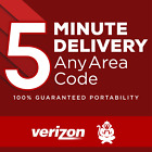 Verizon Wireless Port Numbers - Any Area Area Code Port In - 5 Minute Delivery 