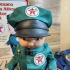 Buddy Lee Texaco Oil Co Station Attendant  Doll   Collectible Tin Box Excellent