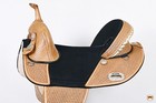 Hilason Western Horse Treeless Trail Barrel Saddle American Leather   For Horses