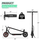2026 Adult Electric Scooter Foldable Long Range High Speed 25km h Urban Commuter