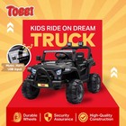Tobbi 12v Kids Electric Battery-powered Ride On 3 Speed Toy Suv Truck Car  Black