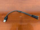 Usb Sound Card Audio Adapter  Usb Headset Headphone Microphone Adapter