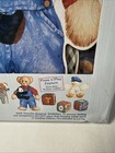 Blue Jean Teddy Bear Room Decor Decorations Wall Art 6 Pieces New Open Box