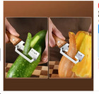 1 Pc Stainless Steel Peeler With Wooden Handle     Fruit   Vegetable Slicer-new