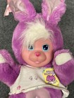 Vintage Mattel Magic Nursery Purple Bunny 11  Plush Doll 1990