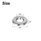 50pcs Stainless Steel Spacer 3 8  Bore X 3 4  Od X 1 8  Length