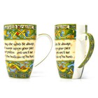 Royal Tara Irish Blessing Cup Set Of Two With Matching Irish Gift Box