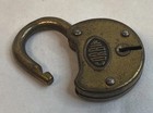 Corbin Vintage Padlock Lock With Working Key Made In U s a