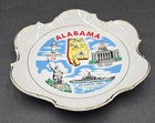Vintage 8  Alabama State Decorative Souvenir Plate