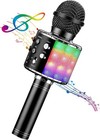 4 In 1 Karaoke Wireless Microphone With Led Lights  Portable Microphone For K   