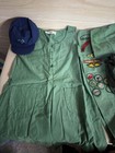 Vintage Girl Scout Lot Badges Sash Vest Pins Pant Shirt Patches Etc 70s Cookie