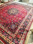 Circa 1930   1950 Hand-knotted Oriental Wool Rug     10 X 12     Floral Medallion